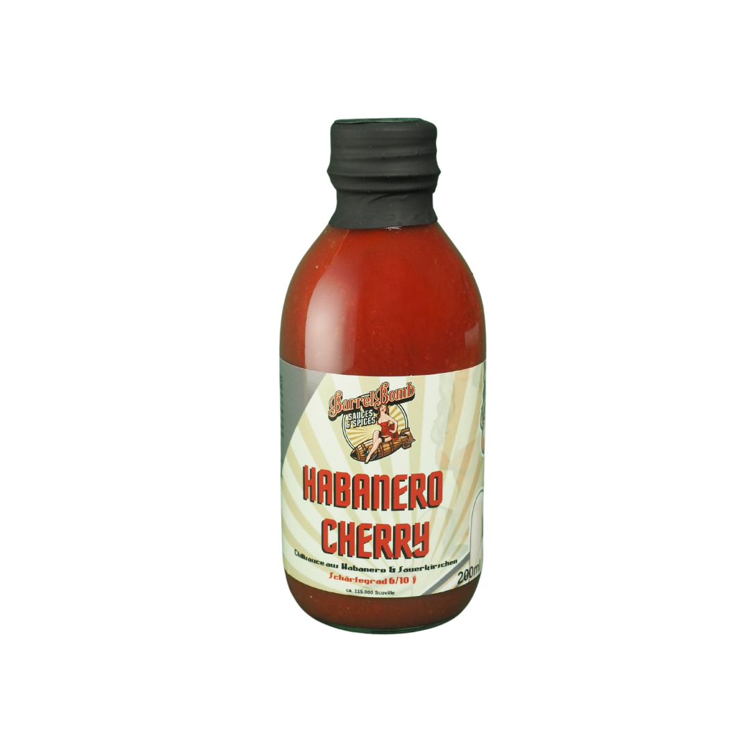 Habanero cherry hot sauce
