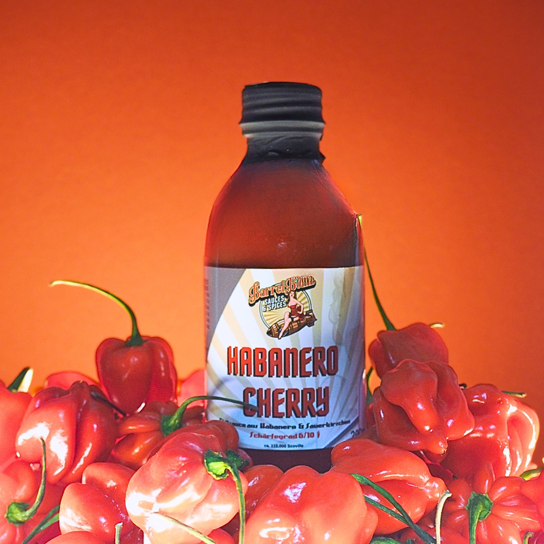 Habanero cherry hot sauce